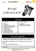 Rezept &quot;Zebrakuchen&quot;