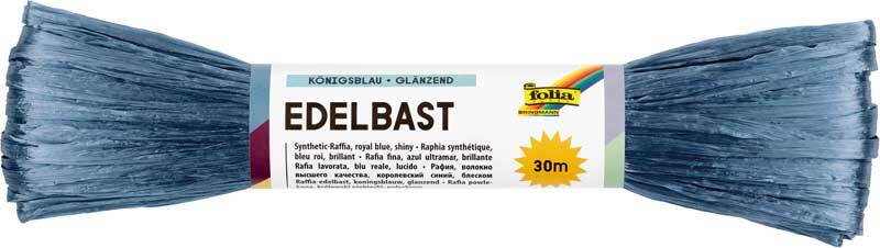 Edelbast gl&#xE4;nzend - 30 m, blau