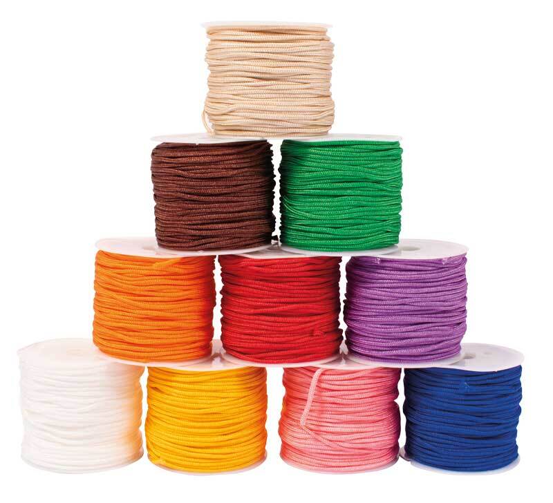 Paracord Set Grundfarben, &#xD8; 1,7 mm - 10 x 18 m