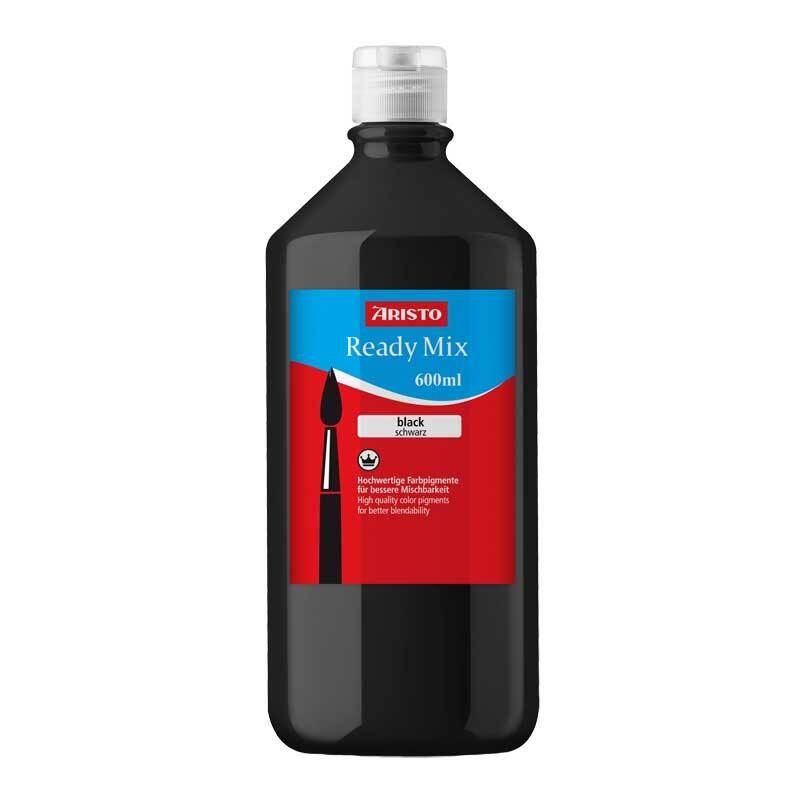 Temperafarbe Aristo Ready Mix - 600 ml, schwarz