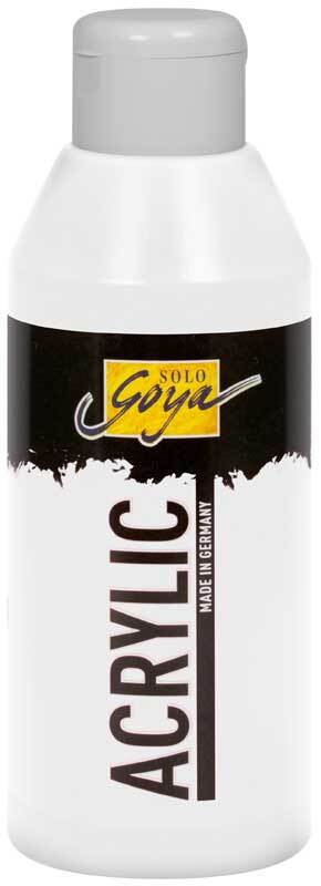 Acrylfarbe Acrylic Solo Goya - 250 ml, wei&#xDF;