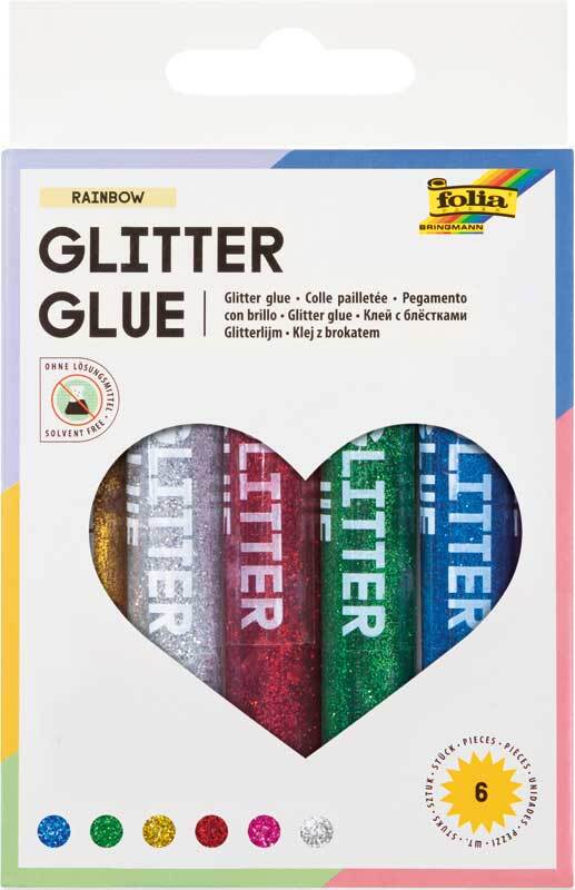 Glitter Glue - 6er Pkg.