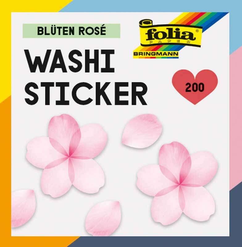 Washi Sticker - Bl&#xFC;ten ros&#xE9;