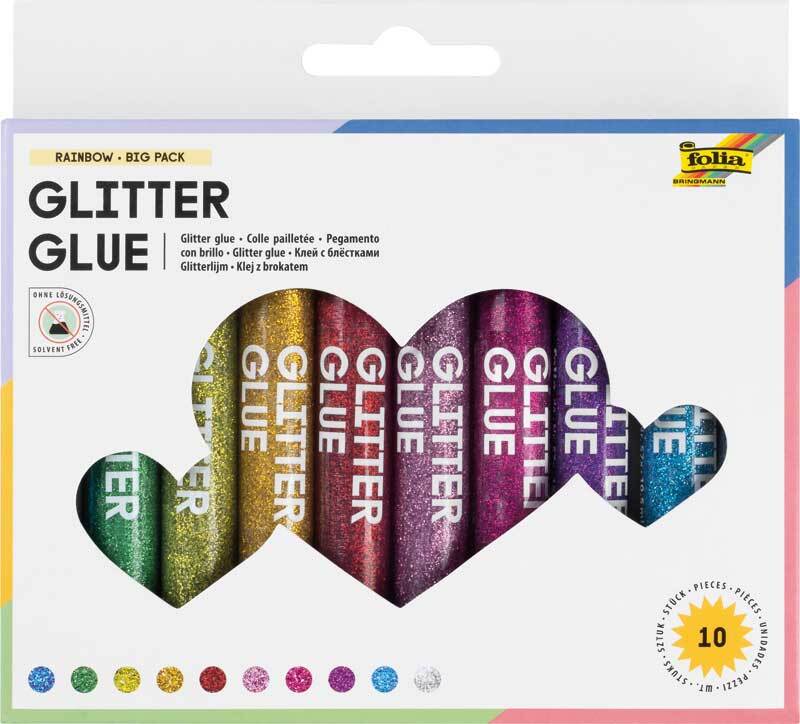 Glitter Glue - 10er Pkg.