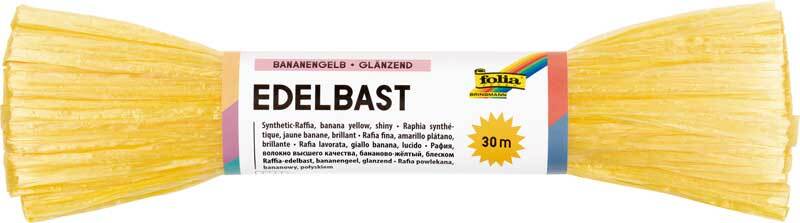 Edelbast glänzend - 30 m, gelb