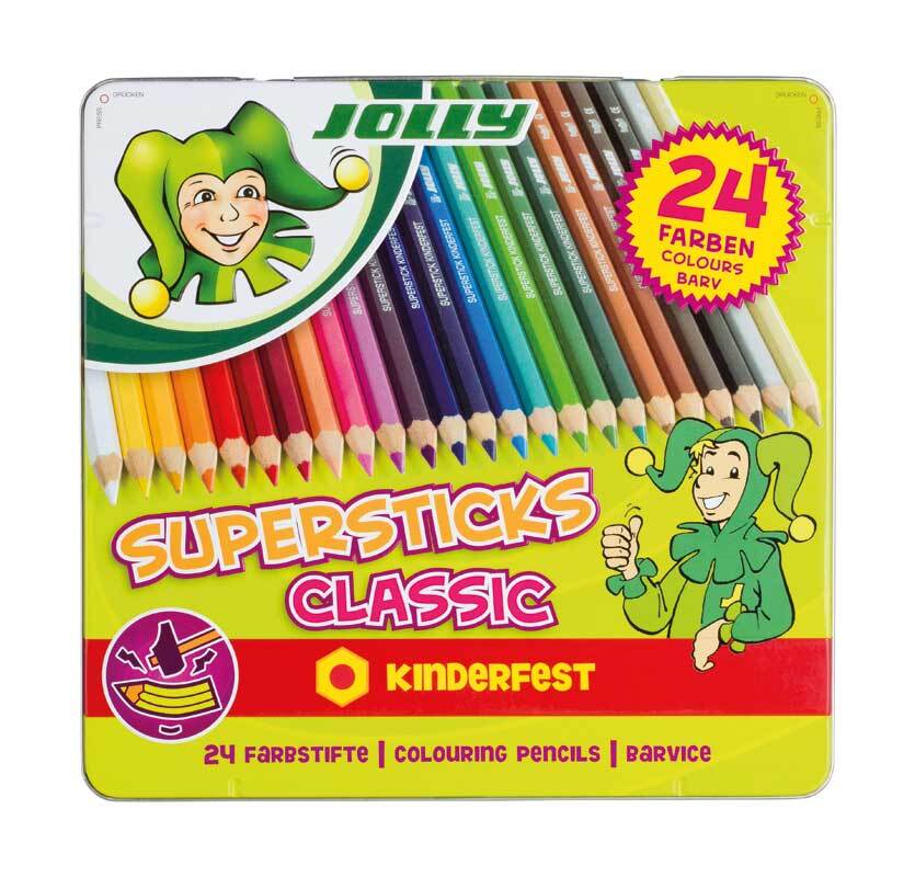 Farbstifte Jolly Supersticks - 24 Farben