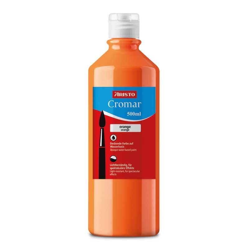 Cromarfarbe Kindermalfarbe Aristo - 500 ml,orange