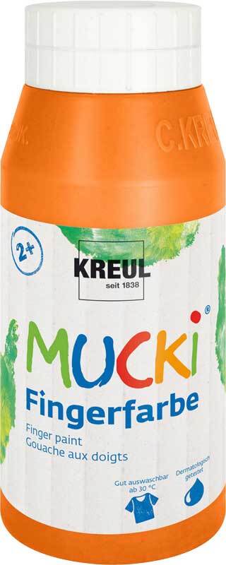 Fingerfarbe MUCKI - 750 ml, orange