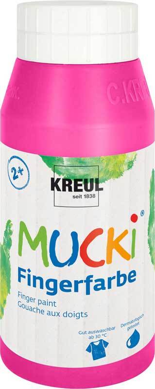 Fingerfarbe MUCKI - 750 ml, pink