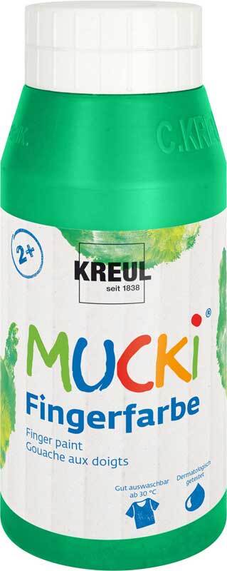 Fingerfarbe MUCKI - 750 ml, grün