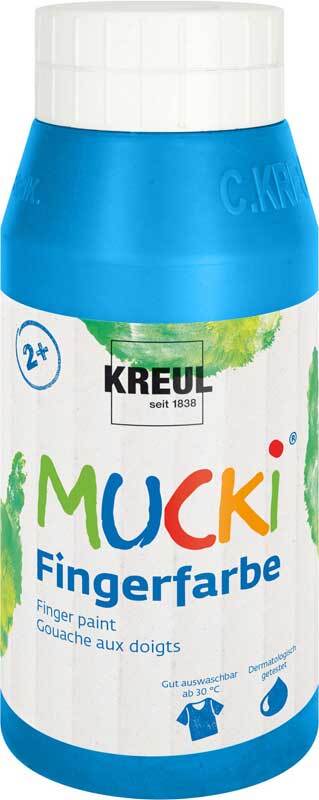 Fingerfarbe MUCKI - 750 ml, blau