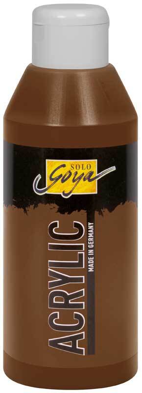 Acrylfarbe Acrylic Solo Goya - 250 ml, umbra