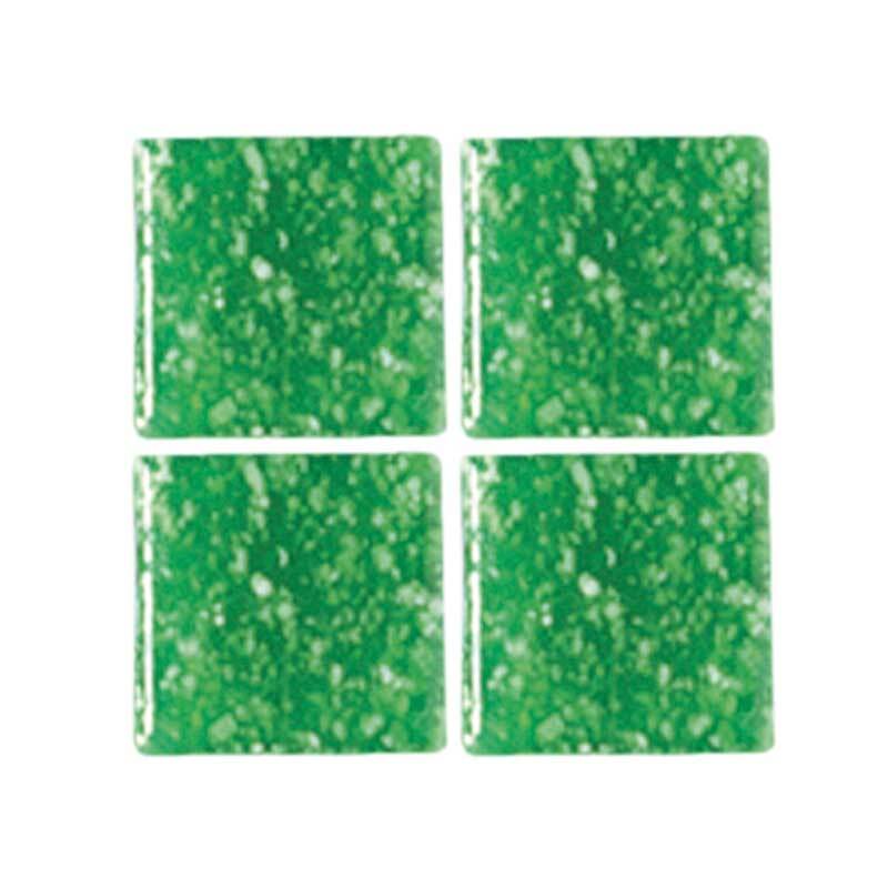 Mosaik Glassteine - 200 g, grün
