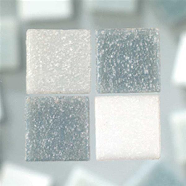 Mosaik Glassteine - 200 g, graumix